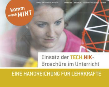 Cover der Broschüre mit Mädchen