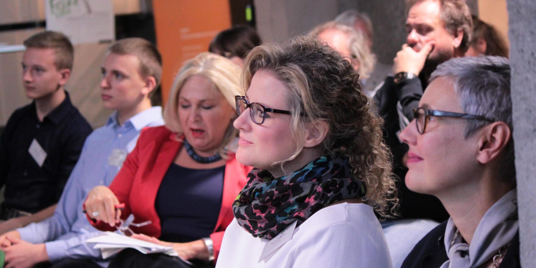 Zuschauer im Publikum