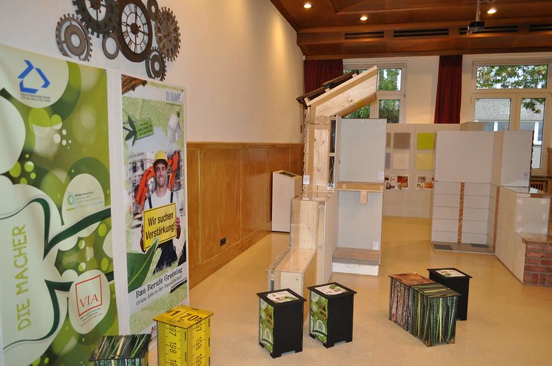 Ausstellung Bau Berufe Greening