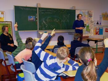 Unterricht in einer Schulklasse